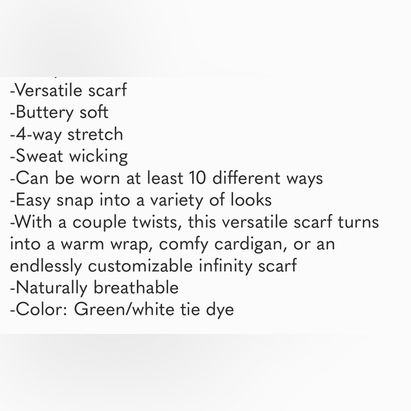 Lululemon Customizable Snap Scarf - Picture 13 of 13